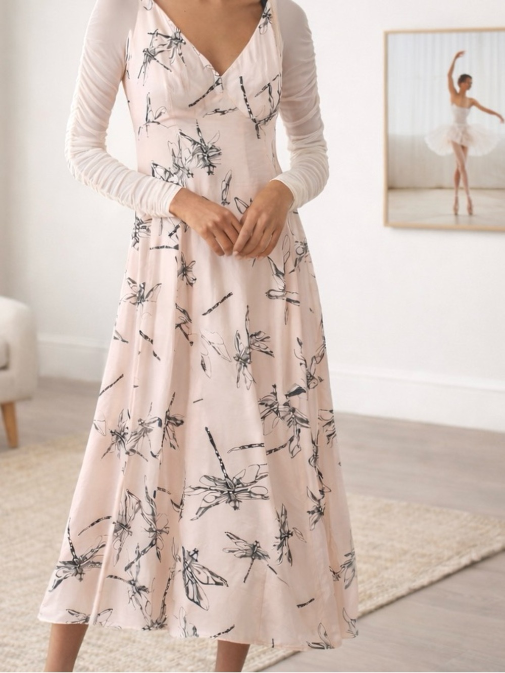 Anthropologie Dragonfly Maxi Dress size 6 - Picture 12 of 13